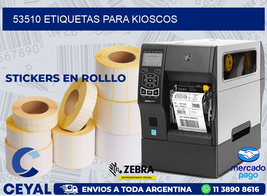53510 ETIQUETAS PARA KIOSCOS