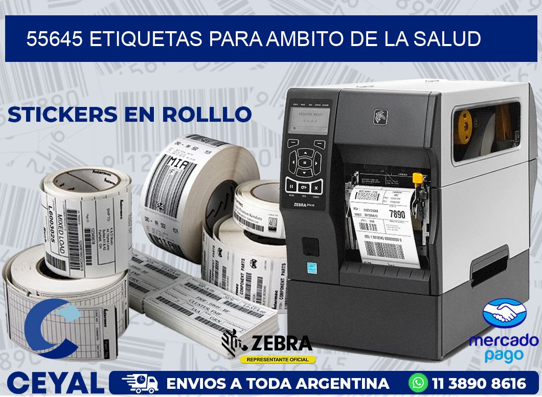 55645 ETIQUETAS PARA AMBITO DE LA SALUD