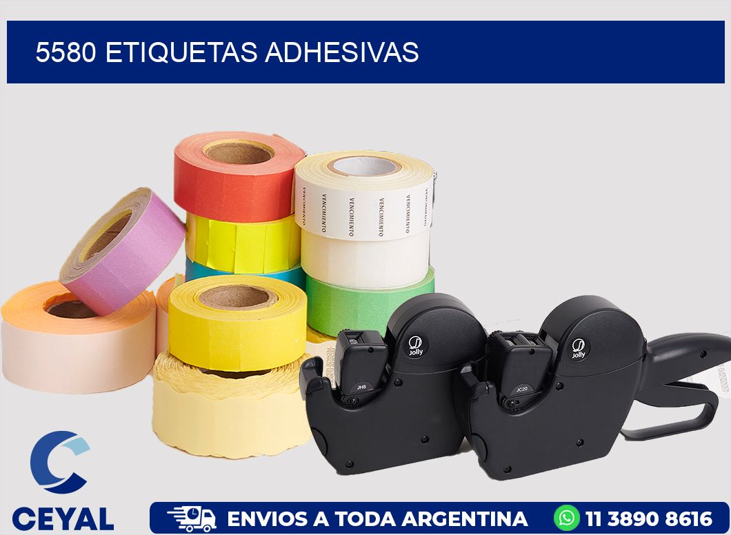 5580 ETIQUETAS ADHESIVAS