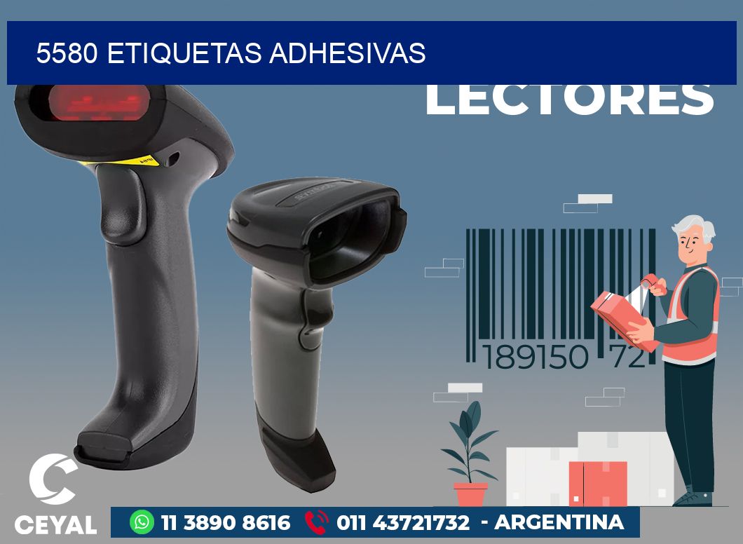 5580 ETIQUETAS ADHESIVAS