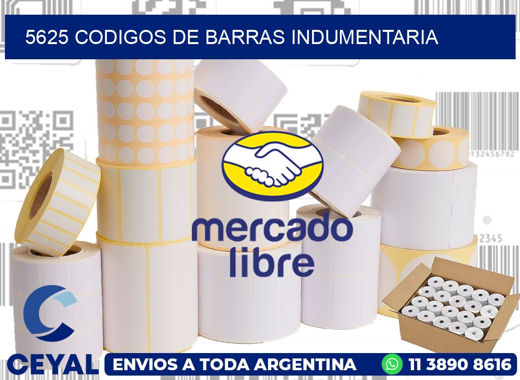 5625 CODIGOS DE BARRAS INDUMENTARIA