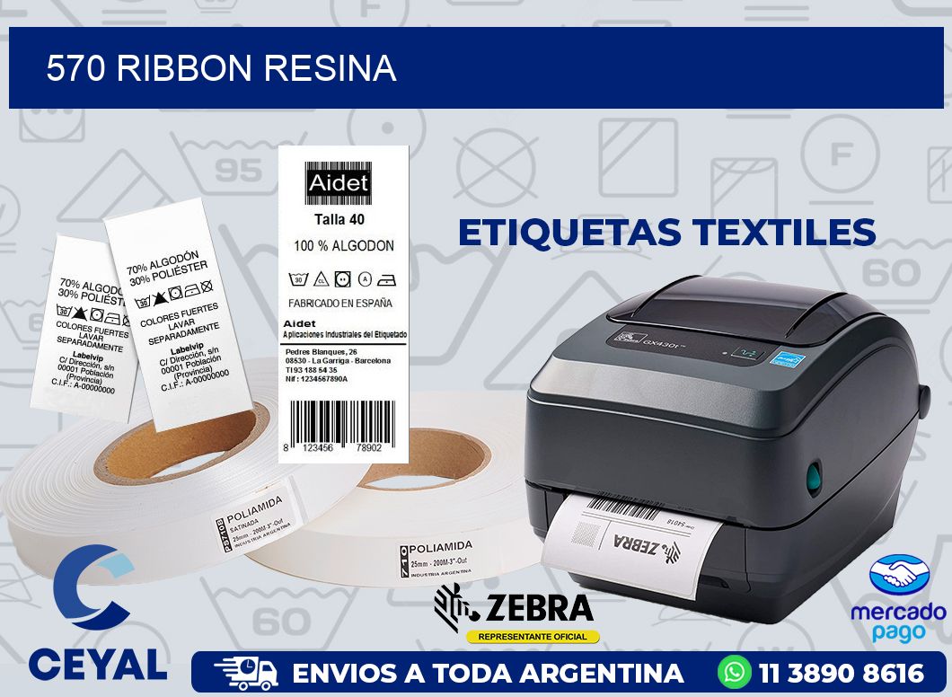 570 RIBBON RESINA