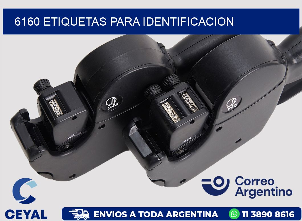 6160 ETIQUETAS PARA IDENTIFICACION