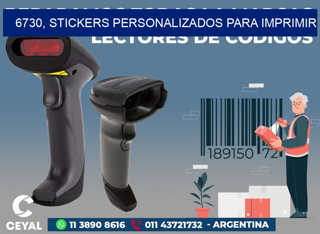 6730, stickers personalizados para imprimir