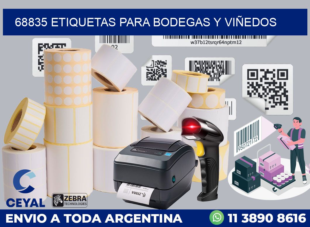 68835 ETIQUETAS PARA BODEGAS Y VIÑEDOS