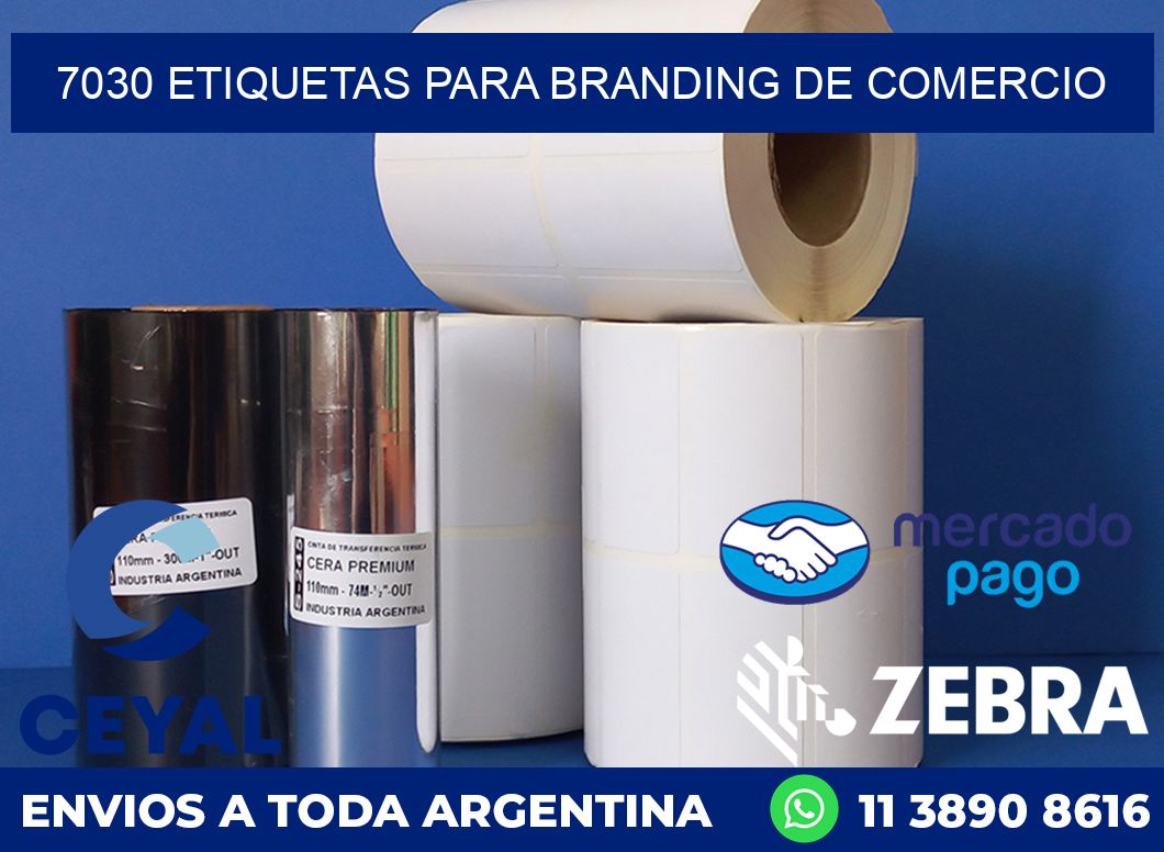 7030 ETIQUETAS PARA BRANDING DE COMERCIO