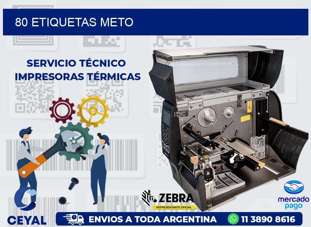 80 ETIQUETAS METO