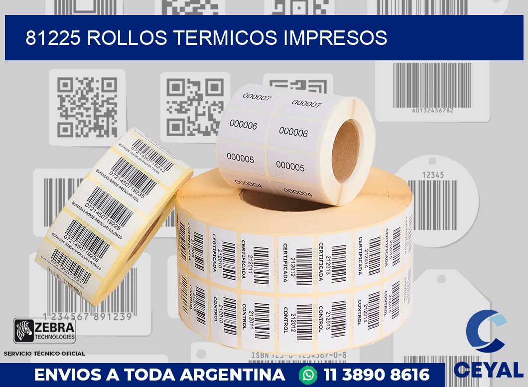 81225 ROLLOS TERMICOS IMPRESOS