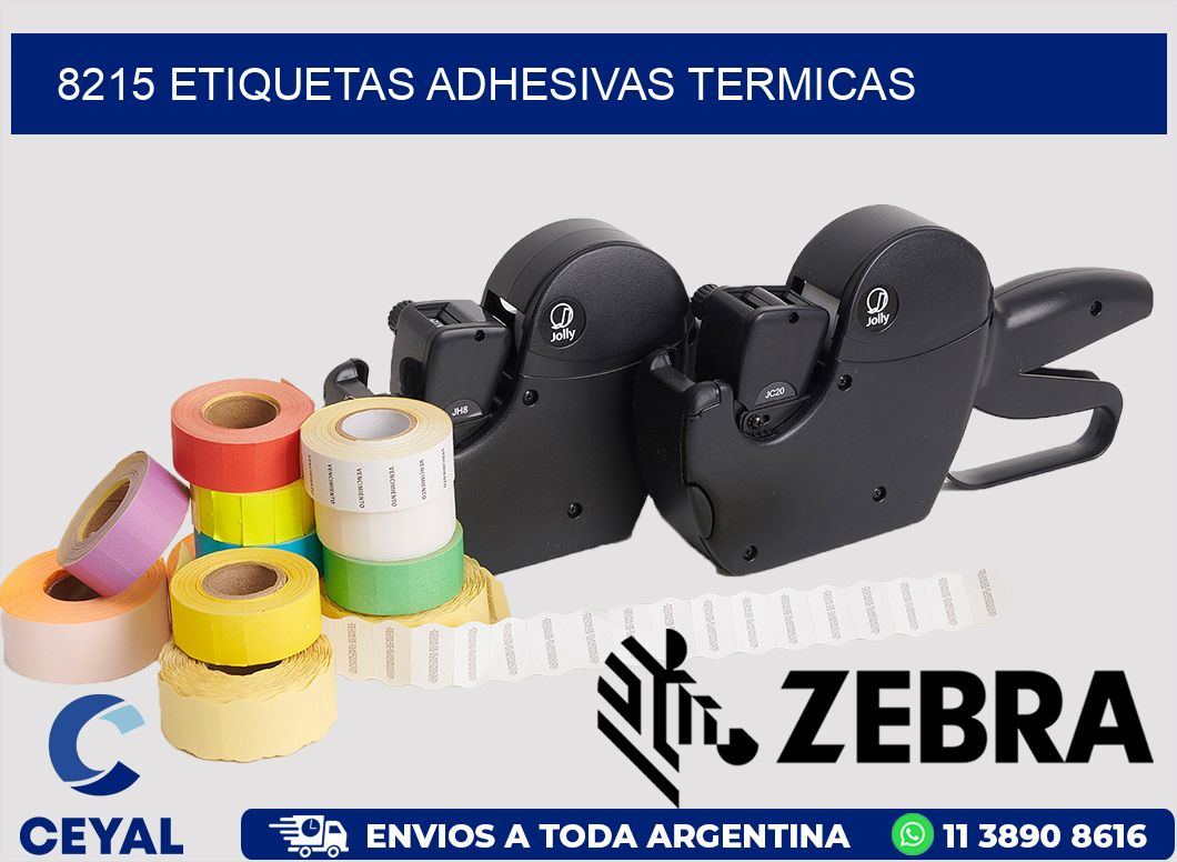 8215 ETIQUETAS ADHESIVAS TERMICAS