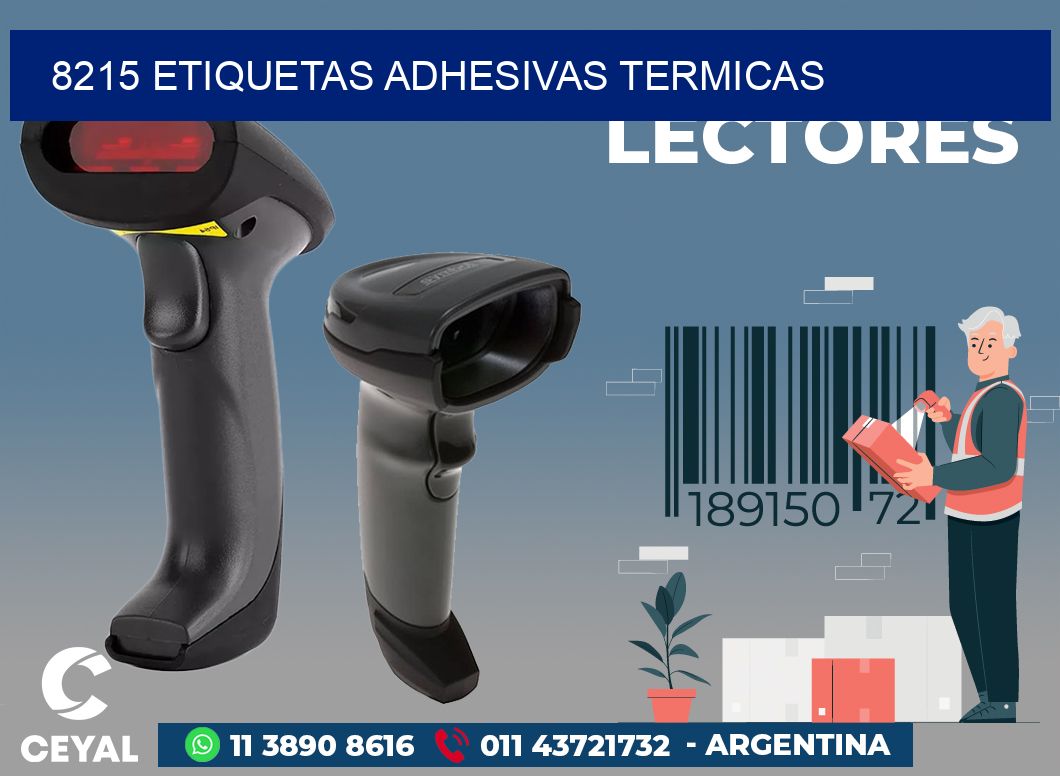 8215 ETIQUETAS ADHESIVAS TERMICAS