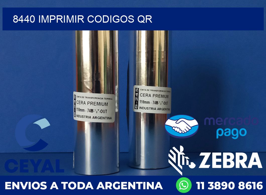 8440 IMPRIMIR CODIGOS QR