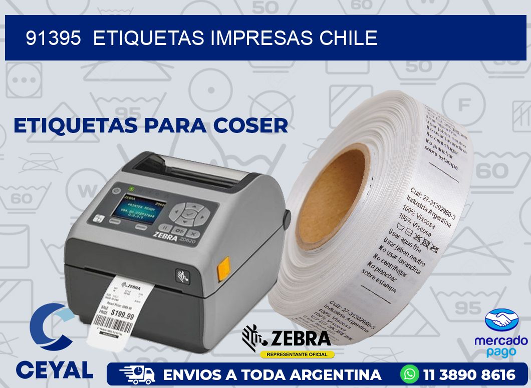 91395  ETIQUETAS IMPRESAS CHILE