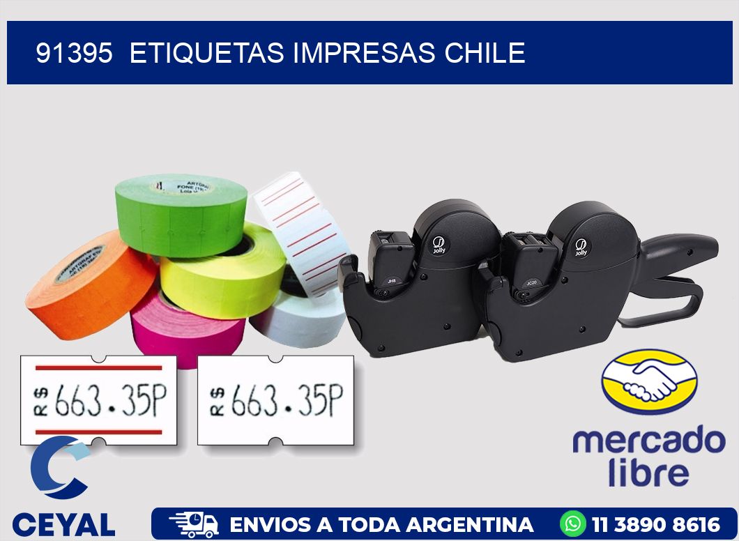 91395  ETIQUETAS IMPRESAS CHILE