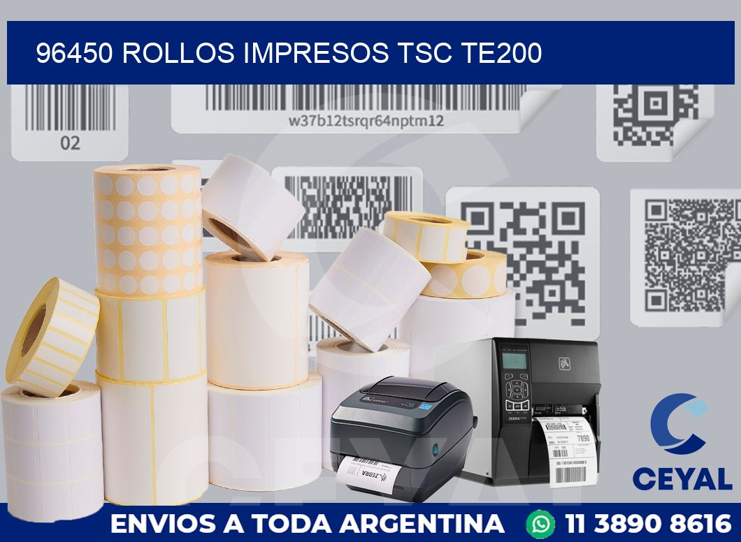 96450 ROLLOS IMPRESOS TSC TE200