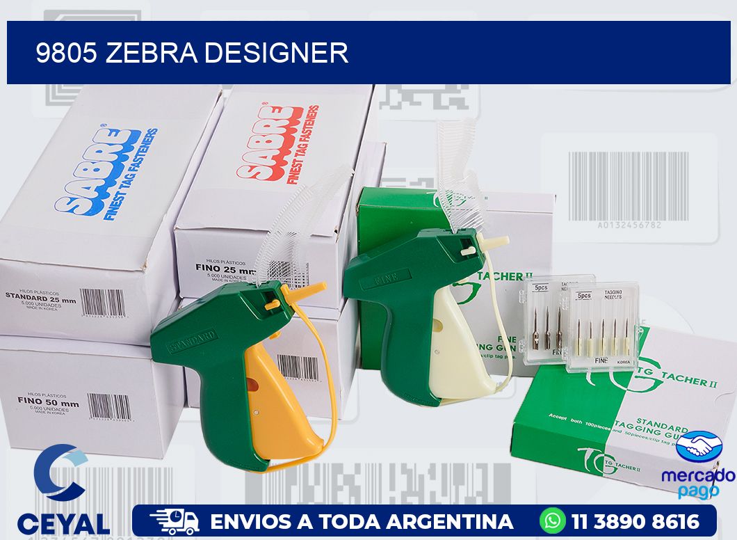 9805 ZEBRA DESIGNER