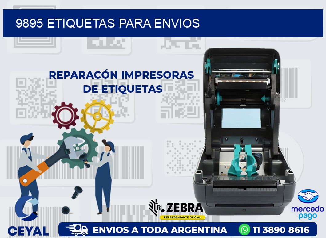 9895 ETIQUETAS PARA ENVIOS