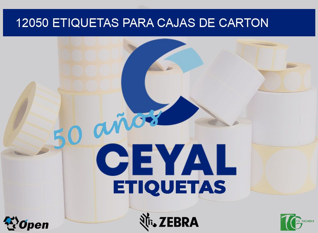 12050 ETIQUETAS PARA CAJAS DE CARTON