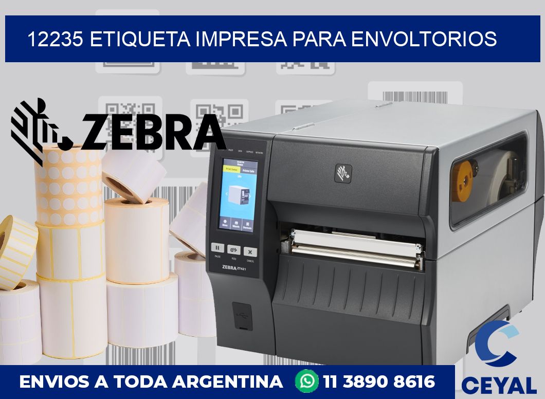 12235 ETIQUETA IMPRESA PARA ENVOLTORIOS