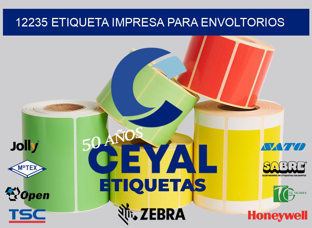 12235 ETIQUETA IMPRESA PARA ENVOLTORIOS