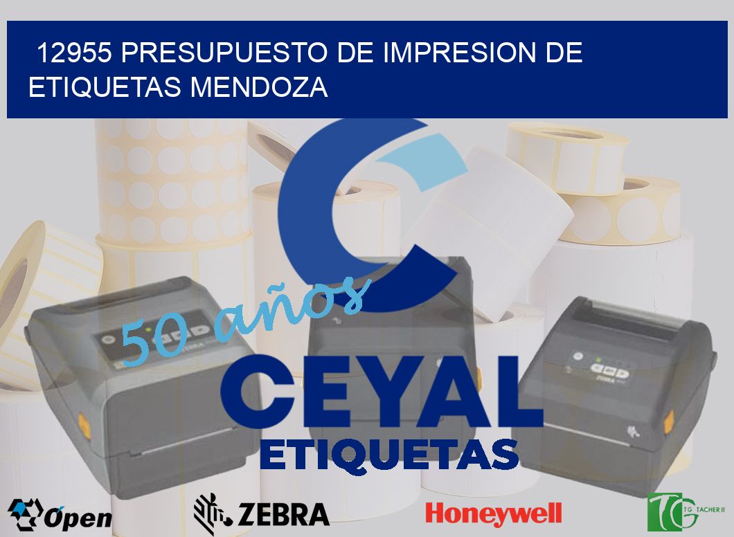 12955 PRESUPUESTO DE IMPRESION DE ETIQUETAS MENDOZA