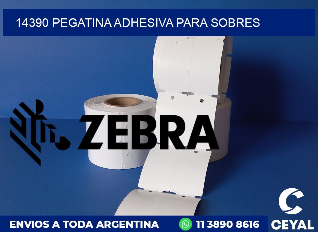 14390 PEGATINA ADHESIVA PARA SOBRES