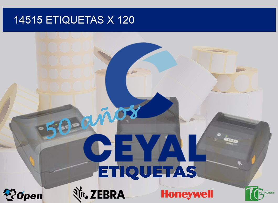 14515 Etiquetas x 120