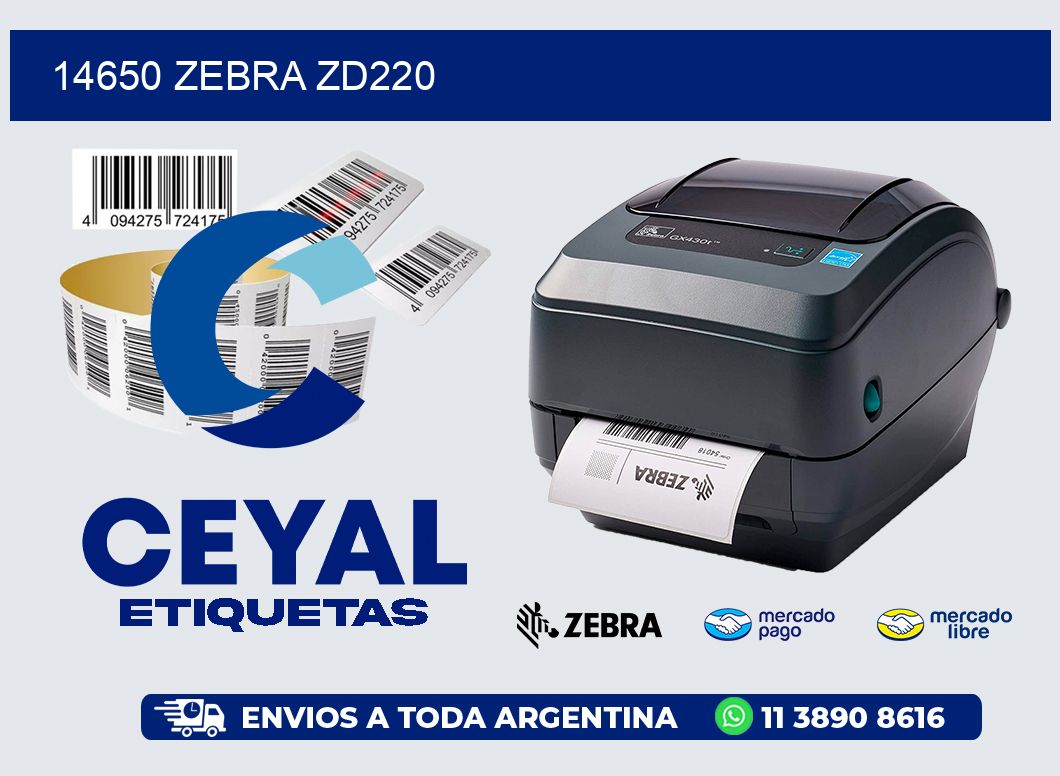 14650 ZEBRA ZD220