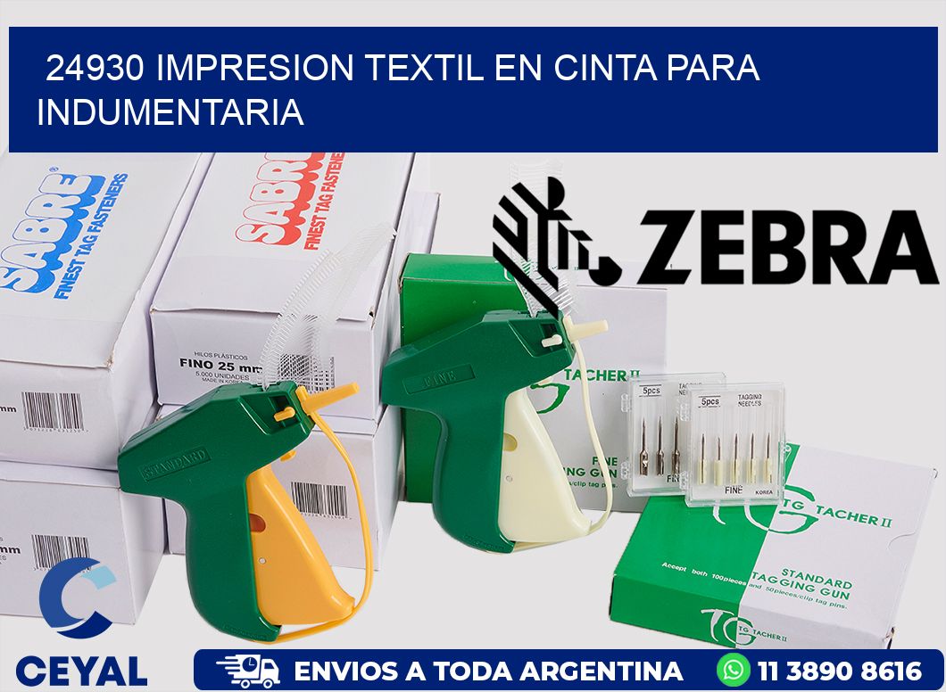 24930 IMPRESION TEXTIL EN CINTA PARA INDUMENTARIA