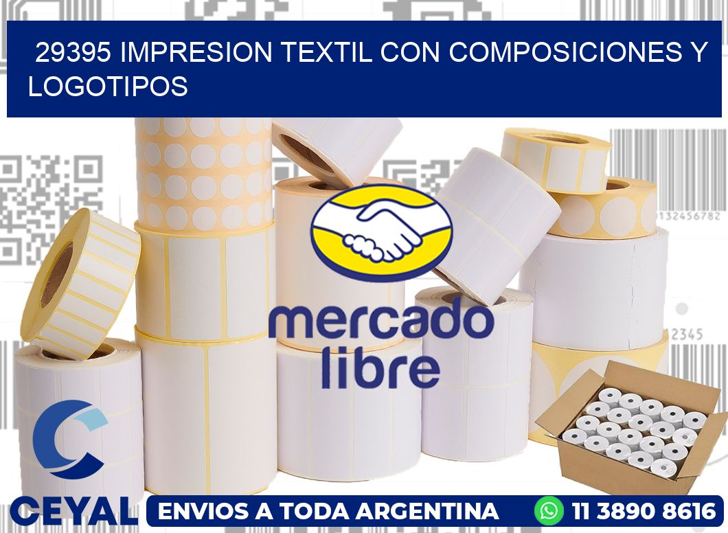 29395 IMPRESION TEXTIL CON COMPOSICIONES Y LOGOTIPOS