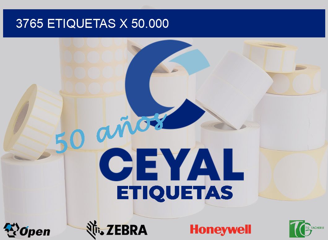 3765 Etiquetas x 50.000