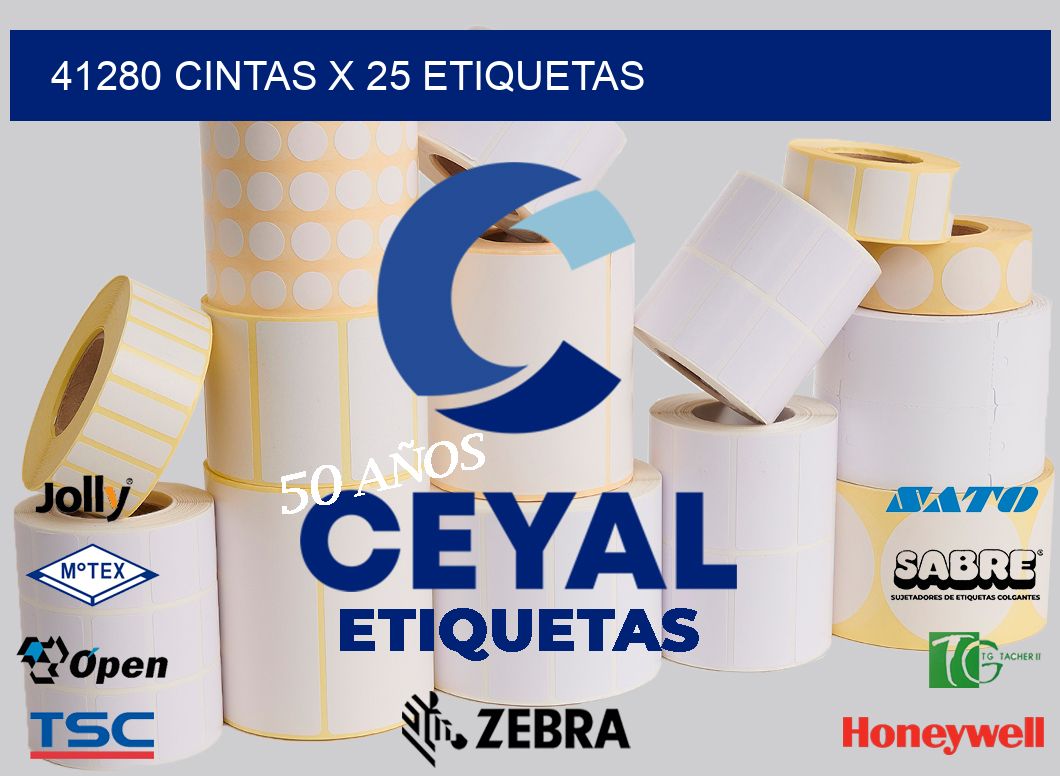 41280 cintas x 25 etiquetas