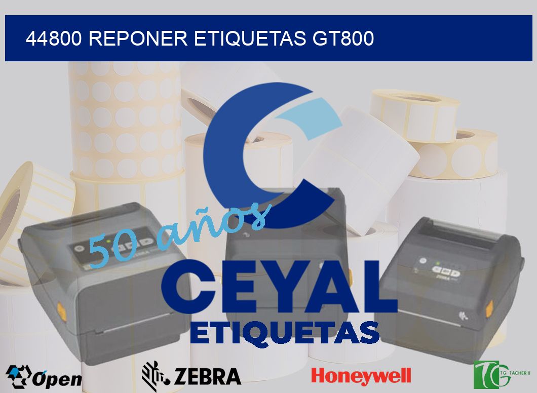 44800 REPONER ETIQUETAS GT800