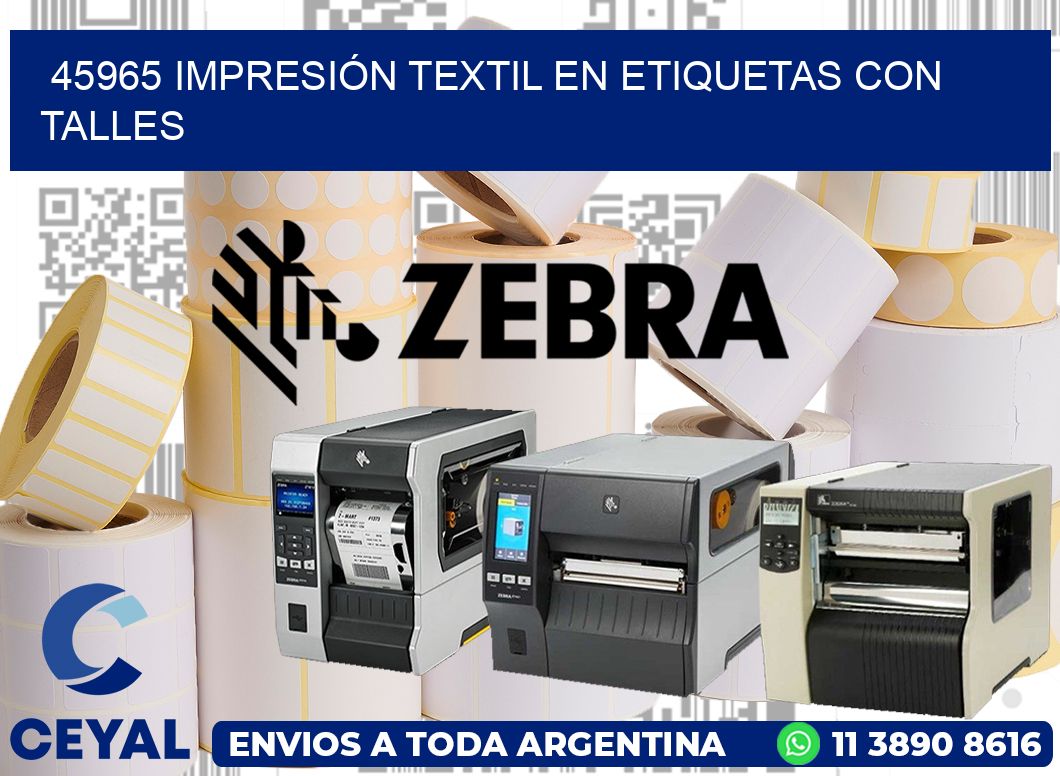 45965 IMPRESIÓN TEXTIL EN ETIQUETAS CON TALLES