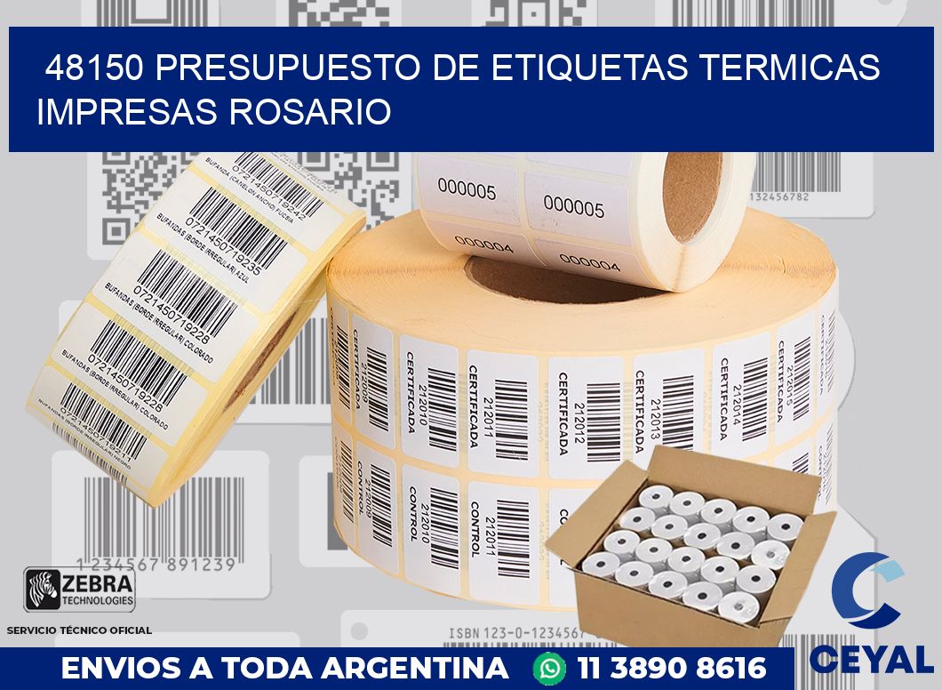 48150 PRESUPUESTO DE ETIQUETAS TERMICAS IMPRESAS ROSARIO