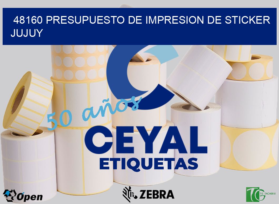 48160 PRESUPUESTO DE IMPRESION DE STICKER JUJUY