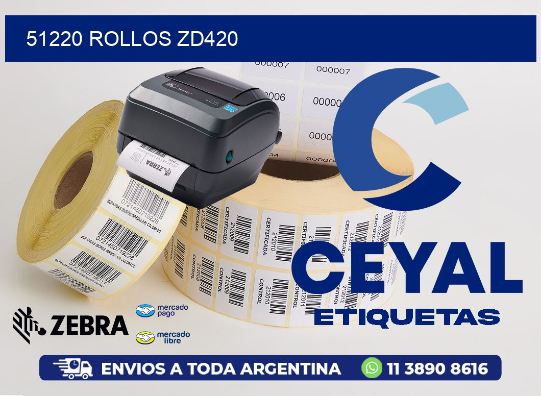 51220 ROLLOS ZD420