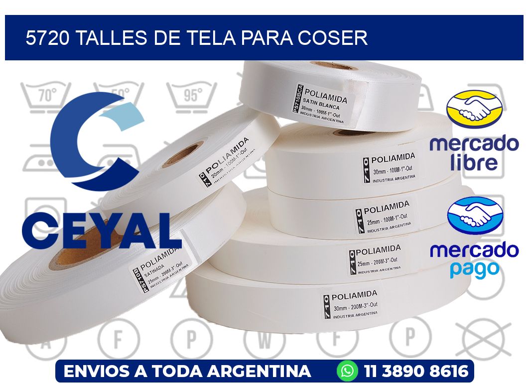 5720 TALLES DE TELA PARA COSER