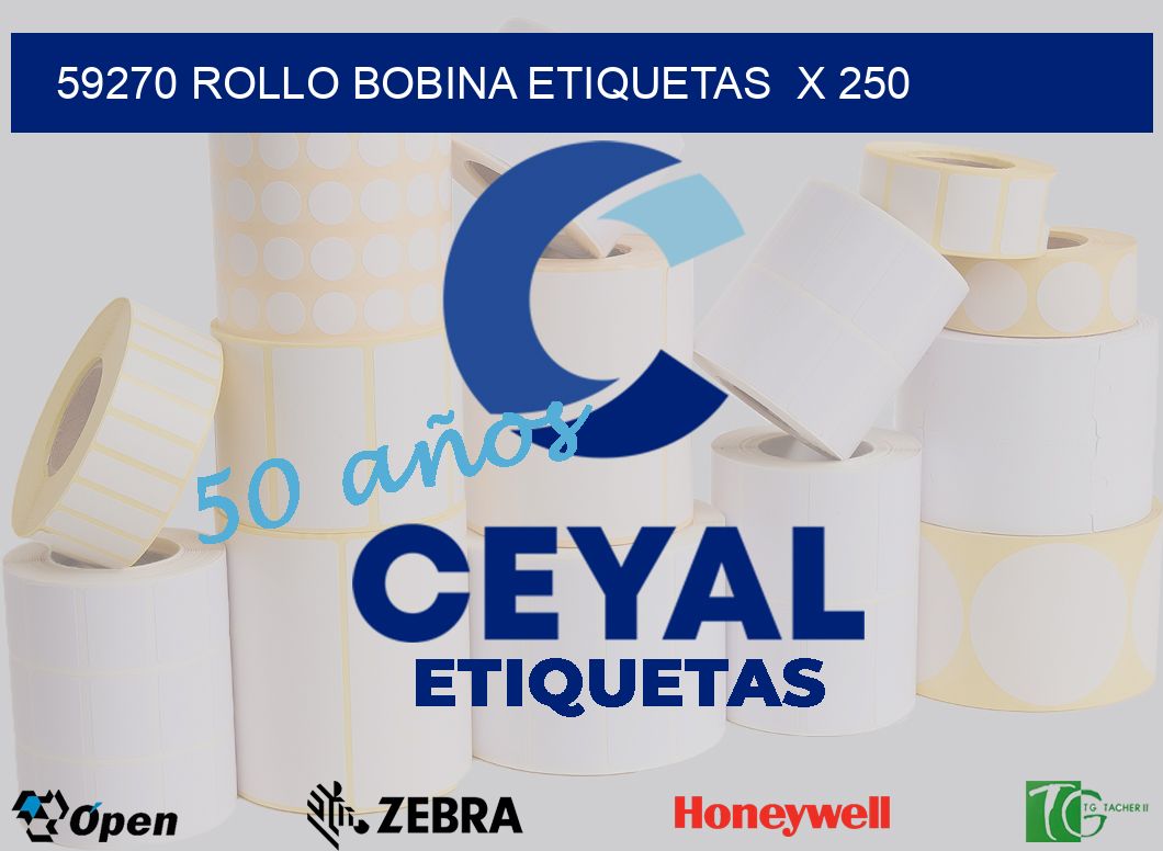 59270 Rollo bobina etiquetas  x 250