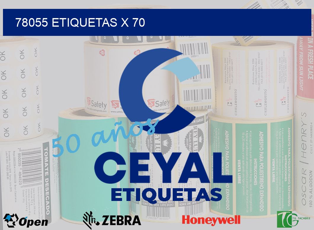 78055 Etiquetas x 70