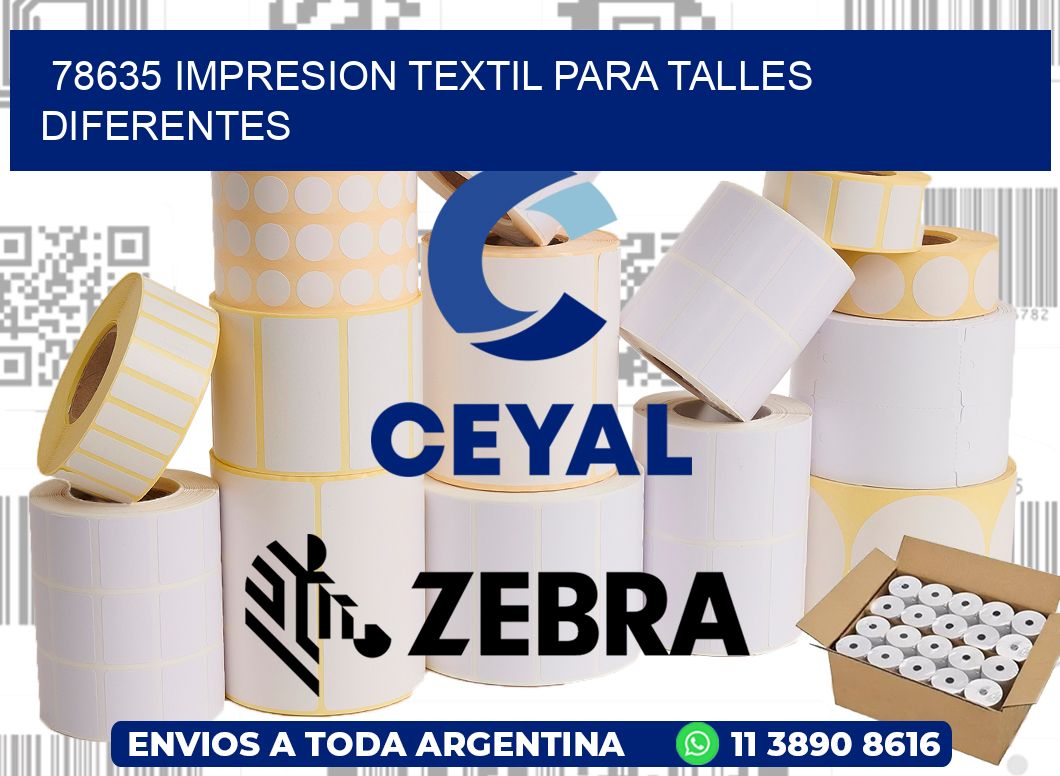 78635 IMPRESION TEXTIL PARA TALLES DIFERENTES