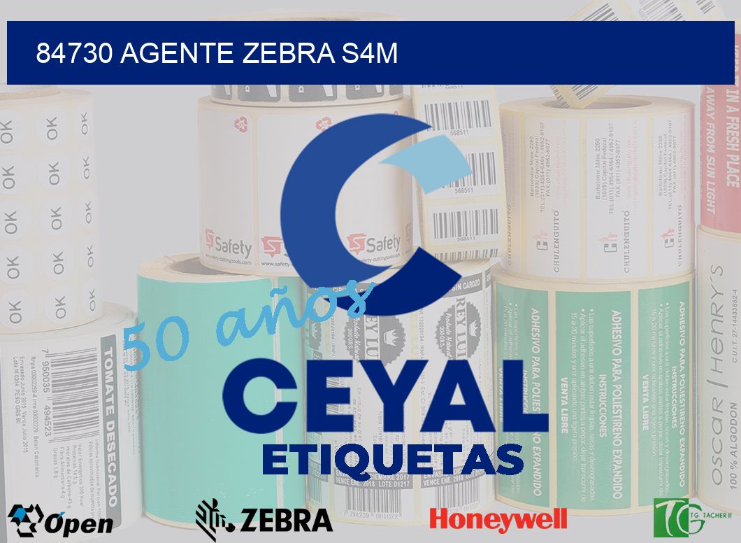 84730 AGENTE ZEBRA S4M