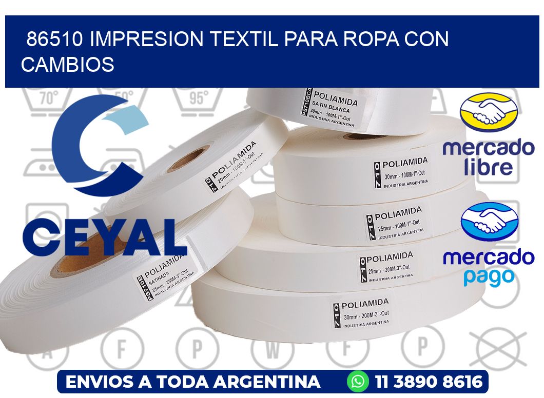 86510 IMPRESION TEXTIL PARA ROPA CON CAMBIOS