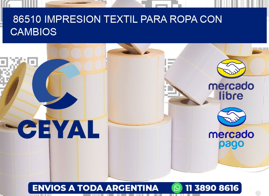 86510 IMPRESION TEXTIL PARA ROPA CON CAMBIOS