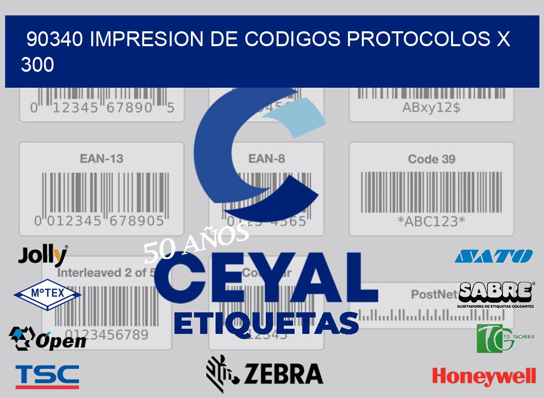 90340 impresion de codigos protocolos x 300