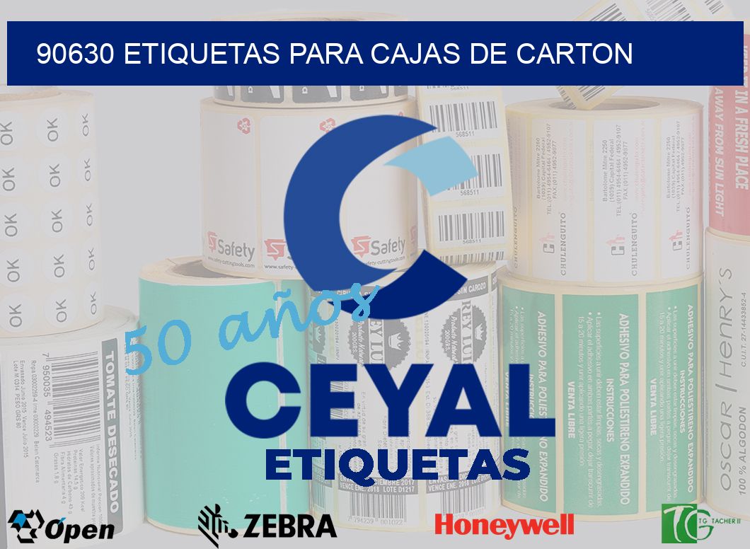 90630 ETIQUETAS PARA CAJAS DE CARTON