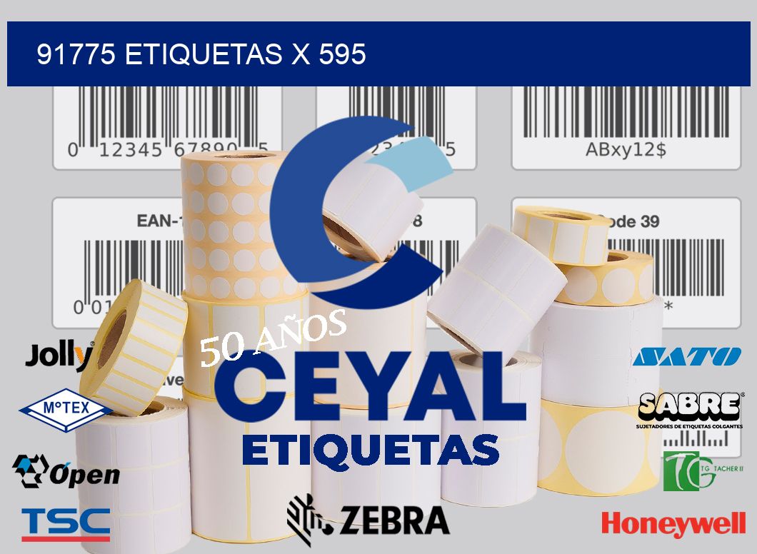 91775 Etiquetas x 595