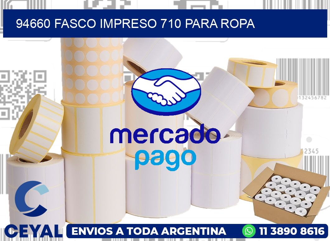 94660 FASCO IMPRESO 710 PARA ROPA