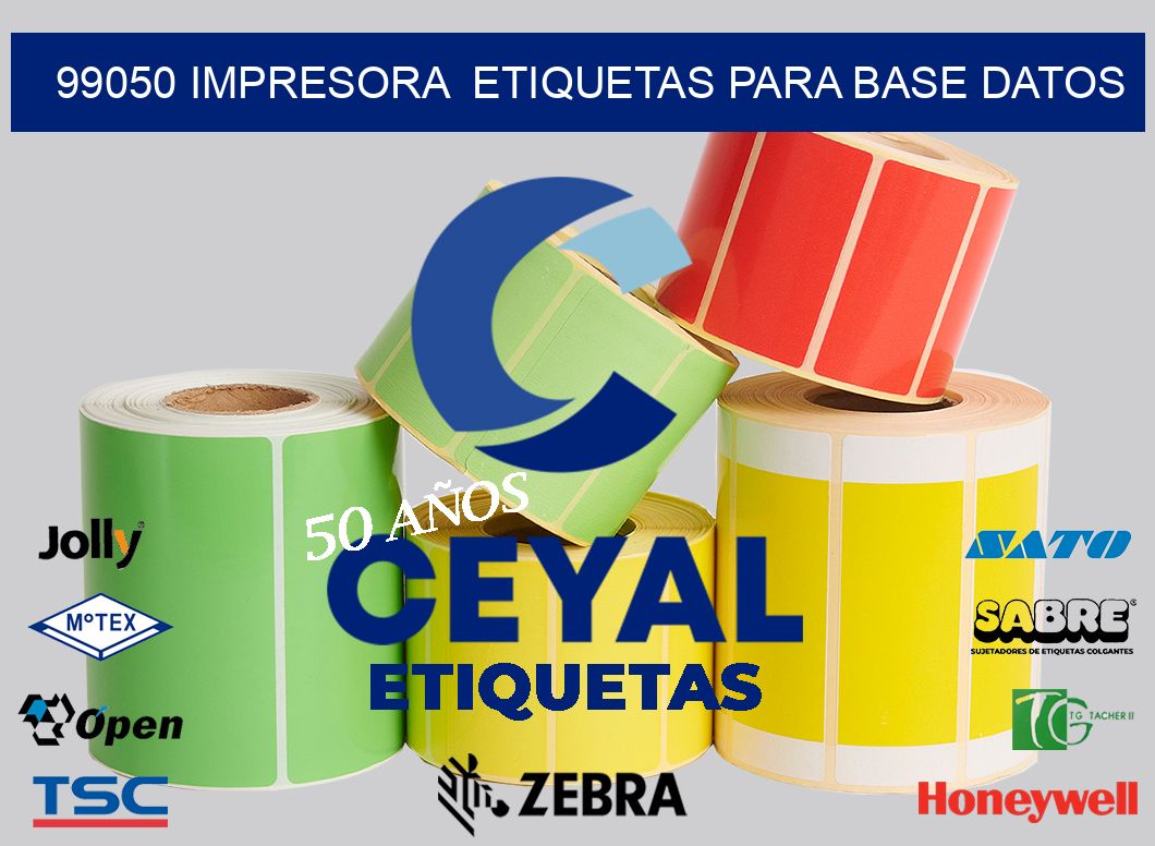 99050 impresora  etiquetas para base datos