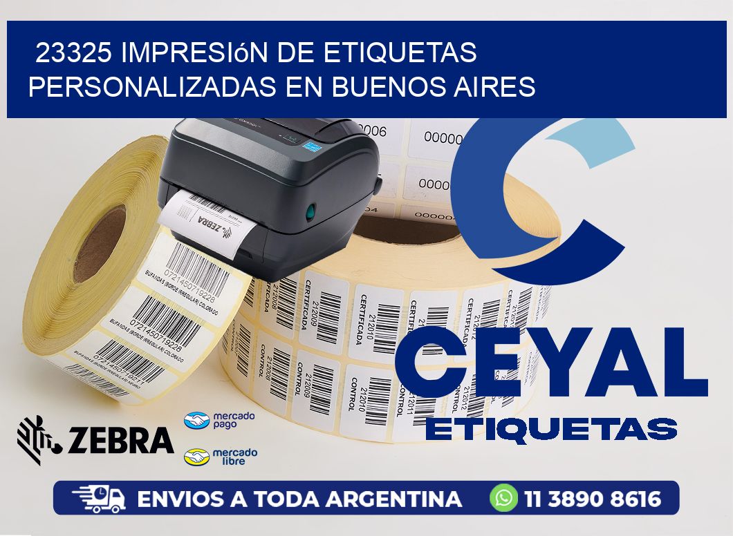23325 Impresión de Etiquetas Personalizadas en Buenos Aires