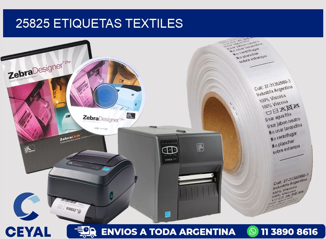 25825 ETIQUETAS TEXTILES